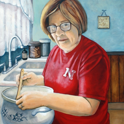 Portrait of Cindy Making Homemade Runzas (Bridgeport, Nebraska) 